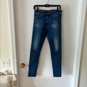 AG Adriano Goldschmied The Farrah High Rise Skinny Ankle Jeans 👖🫐⬇️